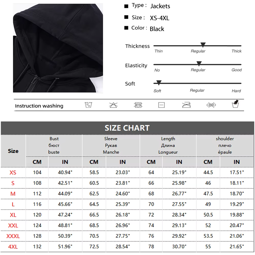 Autumn Hoodie – Slim Fit Sweatshirt with Zipper Closure