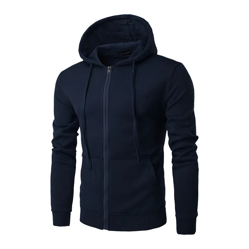 Autumn Hoodie – Slim Fit Sweatshirt with Zipper Closure