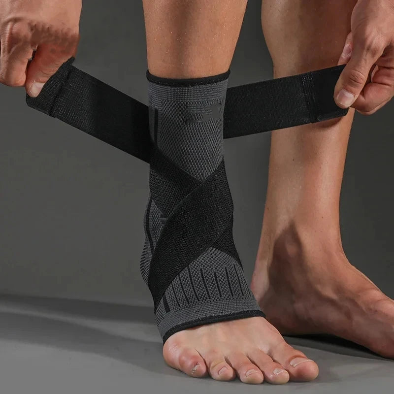 Pressurized Bandage Ankle Support – Elastic Ankle Brace for Fitness & Sports