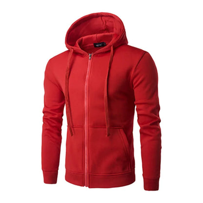 Autumn Hoodie – Slim Fit Sweatshirt with Zipper Closure