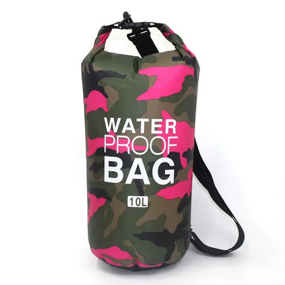 Waterproof Camouflage Dry Bag – 2L-30L PVC Sack for Rafting, Diving & Outdoor Trekking