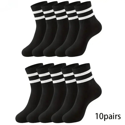 Casual Crew Socks – Comfortable & Breathable, Pack of 6 - 20