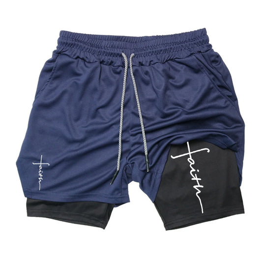 Cross Graphic Workout Shorts