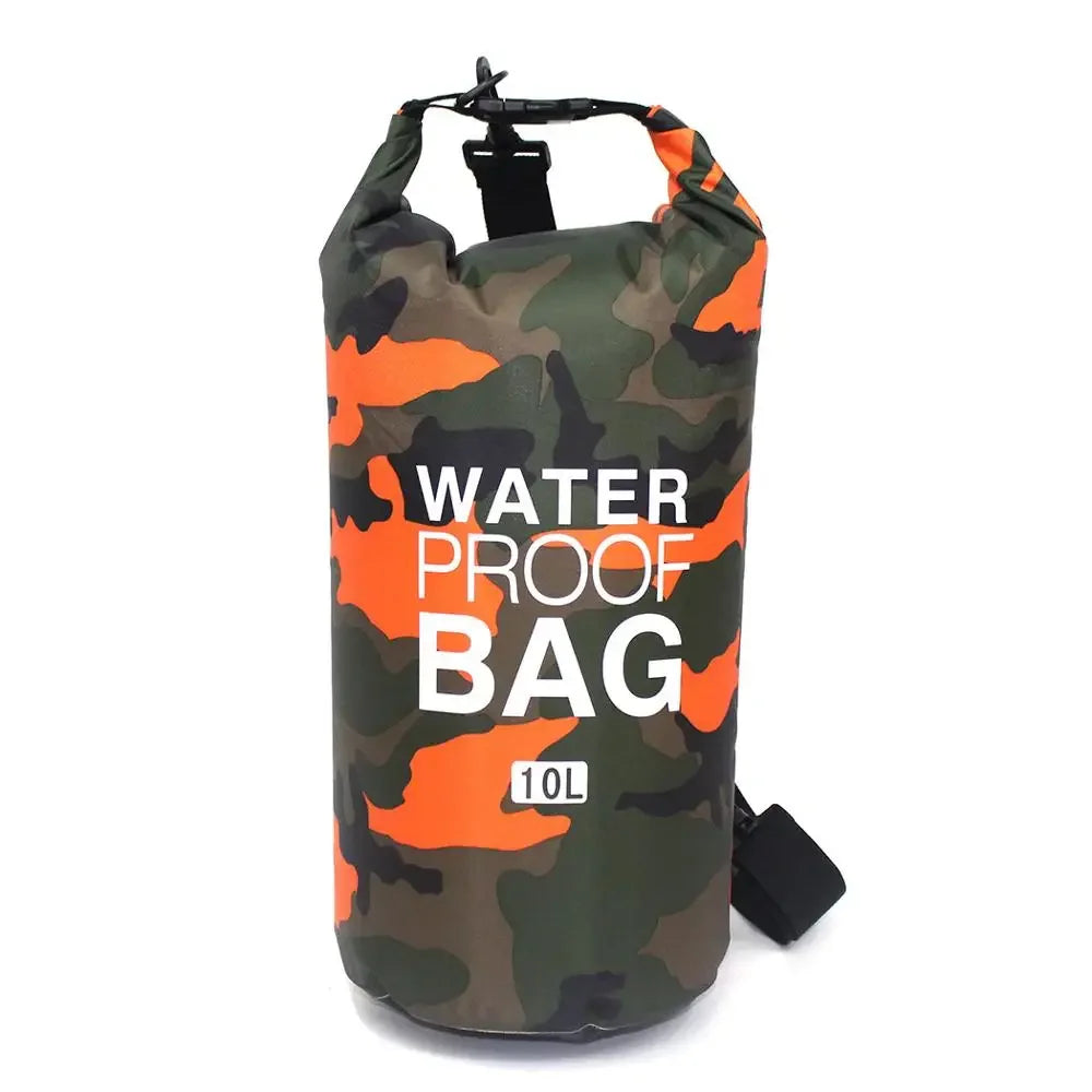 Waterproof Camouflage Dry Bag – 2L-30L PVC Sack for Rafting, Diving & Outdoor Trekking