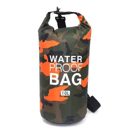 Waterproof Camouflage Dry Bag – 2L-30L PVC Sack for Rafting, Diving & Outdoor Trekking