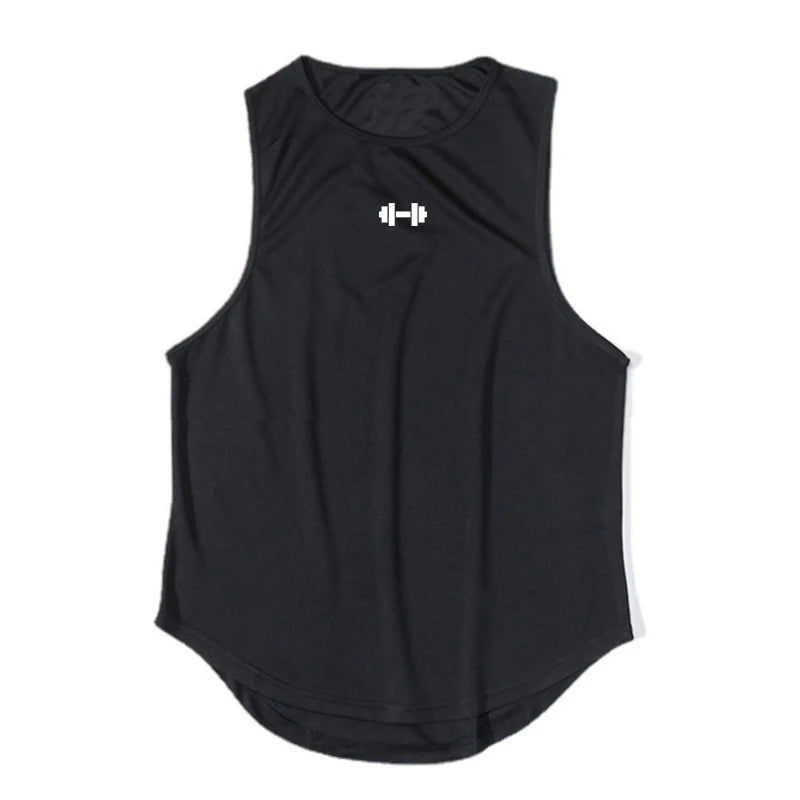 Summer Gym Tank Top – Quick-Dry Bodybuilding & Basketball Sleeveless Shirt