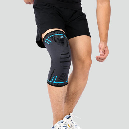 Elastic Compression Knee Sleeve – Sports Support for Active Lifestyles