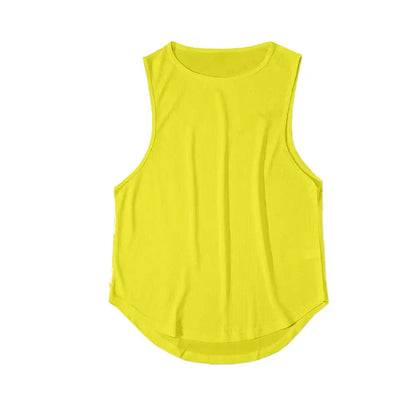 Quick-Dry Sleeveless Sports Tank – Breathable Training & Running Vest