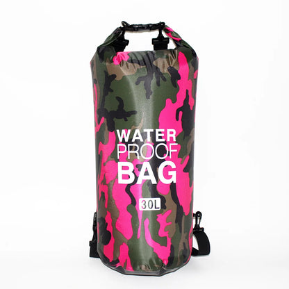 Waterproof Camouflage Dry Bag – 2L-30L PVC Sack for Rafting, Diving & Outdoor Trekking