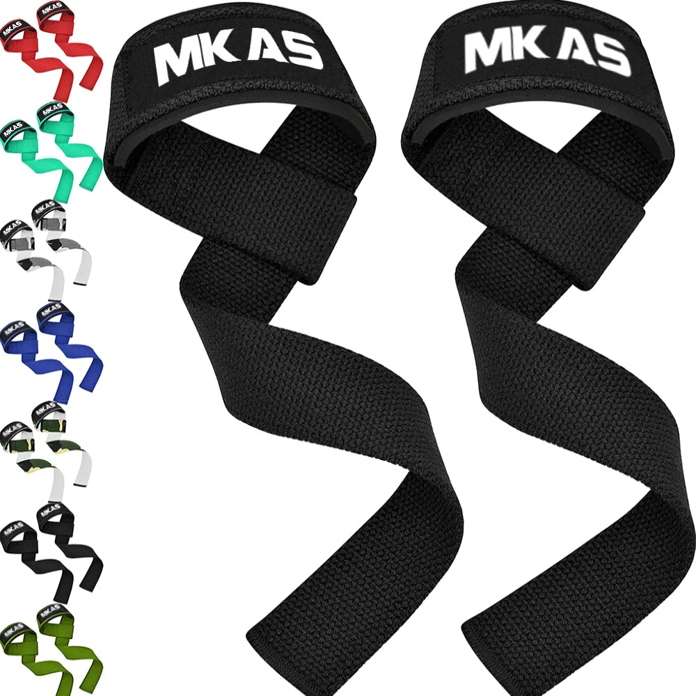 MKAS Weight Lifting Gloves with Wrist Straps – Ultimate Grip & Support for Powerlifting & Gym Training