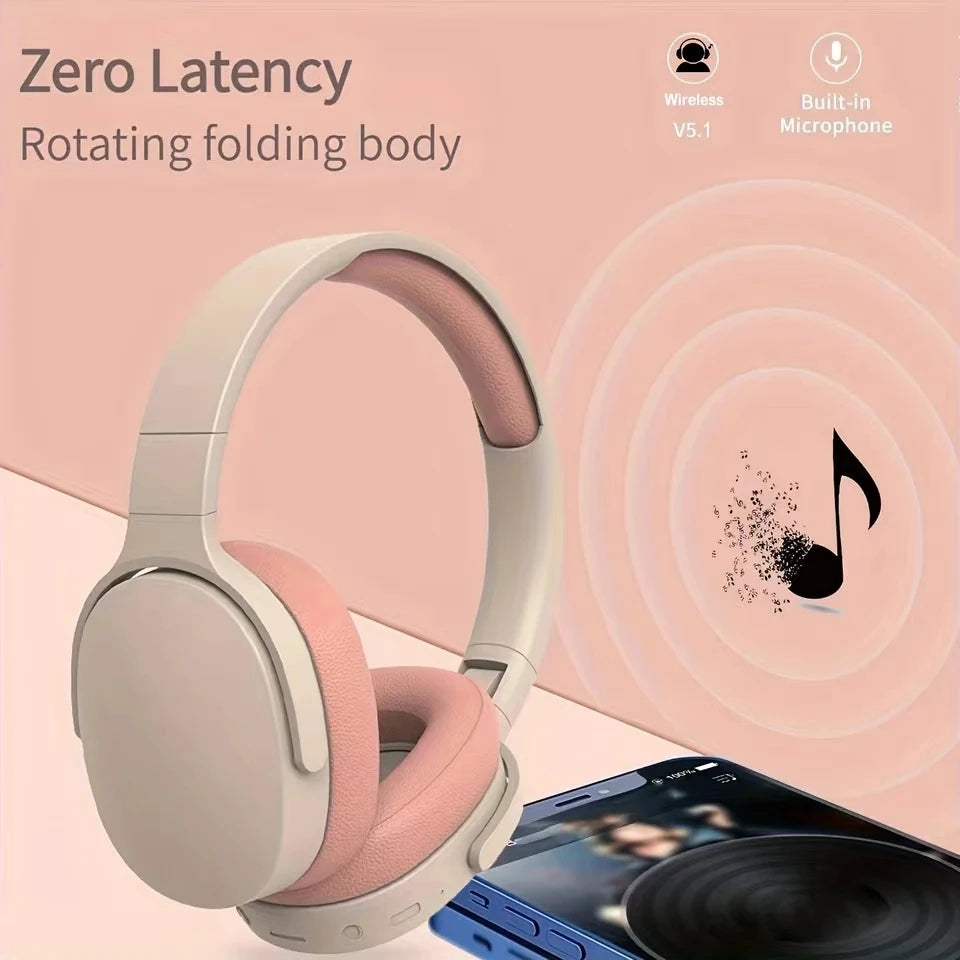 HIFI Stereo with Active Noise Cancellation Wireless Bluetooth Headphones