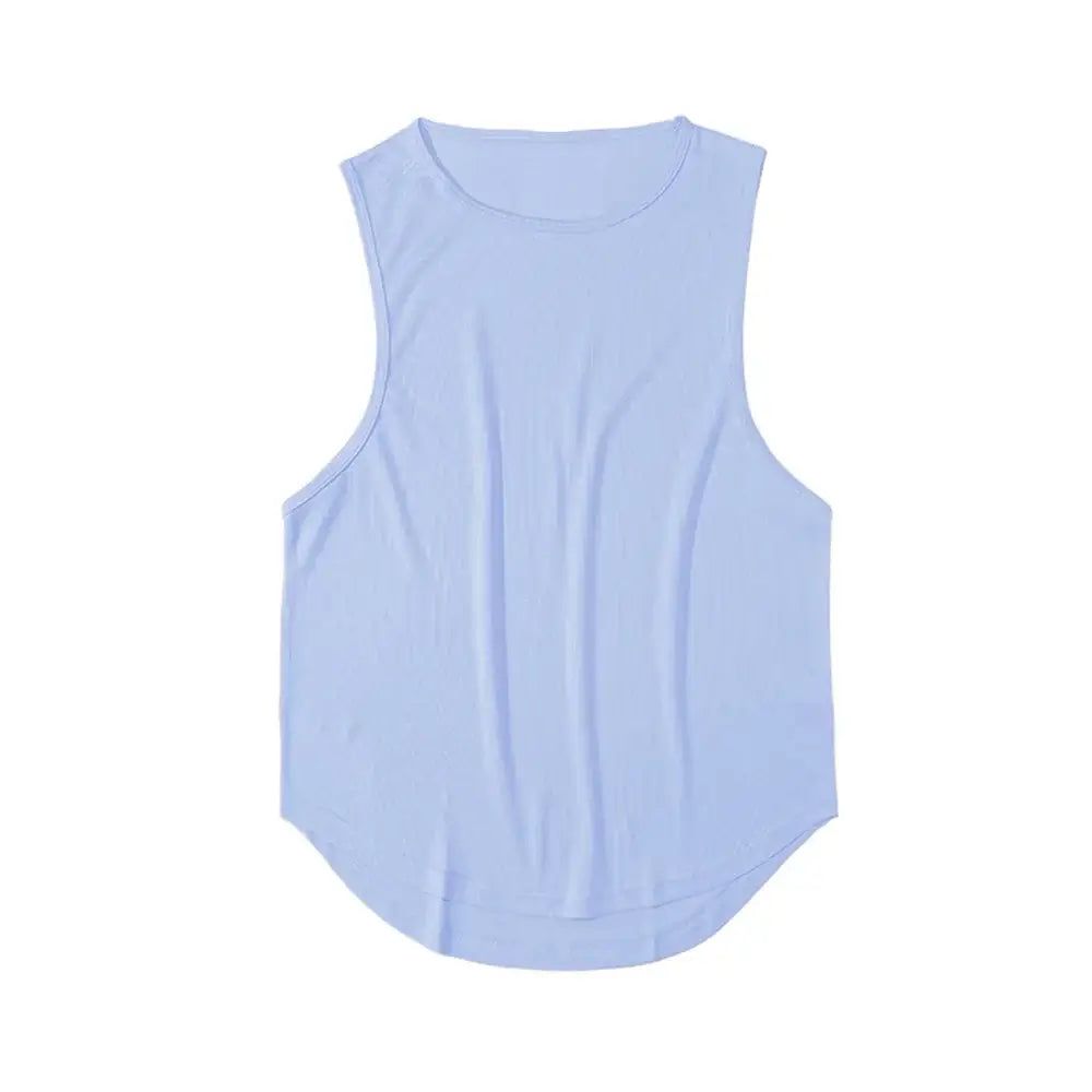 Quick-Dry Sleeveless Sports Tank – Breathable Training & Running Vest