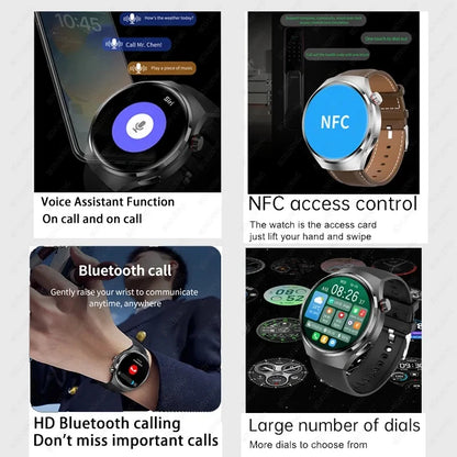 Smartwatch – Advanced Fitness & Health Tracker with Bluetooth Calling & NFC