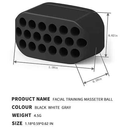 Silicone Jaw Exerciser – Portable Muscle Strengthening & Facial Toning Tool