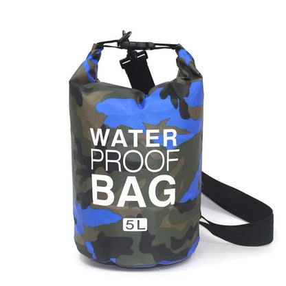 Waterproof Camouflage Dry Bag – 2L-30L PVC Sack for Rafting, Diving & Outdoor Trekking