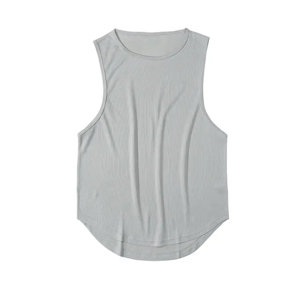 Quick-Dry Sleeveless Sports Tank – Breathable Training & Running Vest