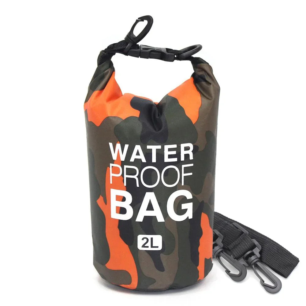 Waterproof Camouflage Dry Bag – 2L-30L PVC Sack for Rafting, Diving & Outdoor Trekking