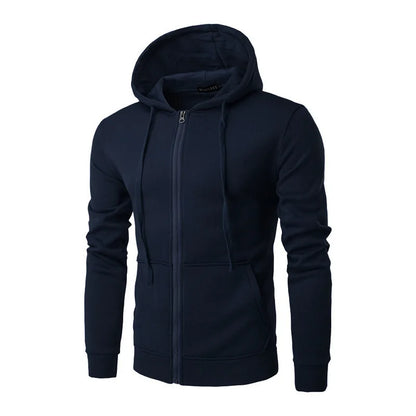 Autumn Hoodie – Slim Fit Sweatshirt with Zipper Closure