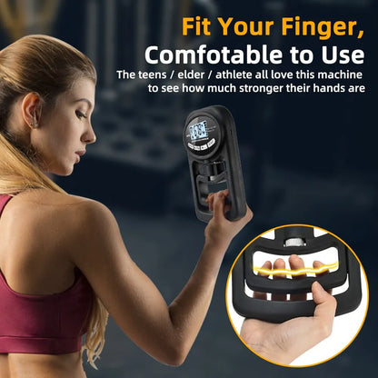 Digital Hand Dynamometer – Electronic Grip Strength Tester (265lbs/120kg)