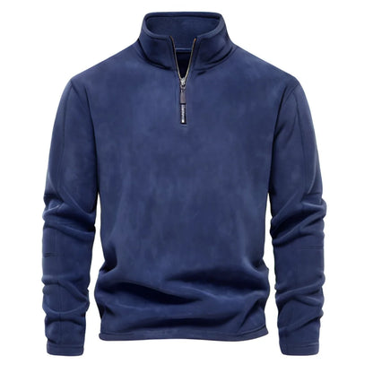 Fleece Jacket – Warm, Zipper Neck Pullover, Soft Shell Sweatshirt