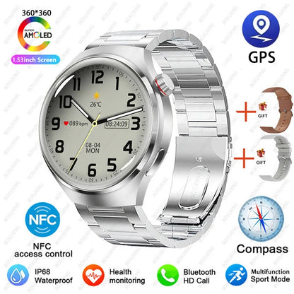 Smartwatch – Advanced Fitness & Health Tracker with Bluetooth Calling & NFC