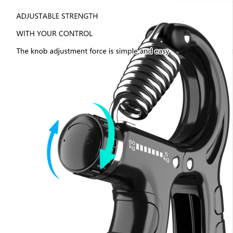 Electronic Counting Hand Gripper – Adjustable Forearm Strengthener