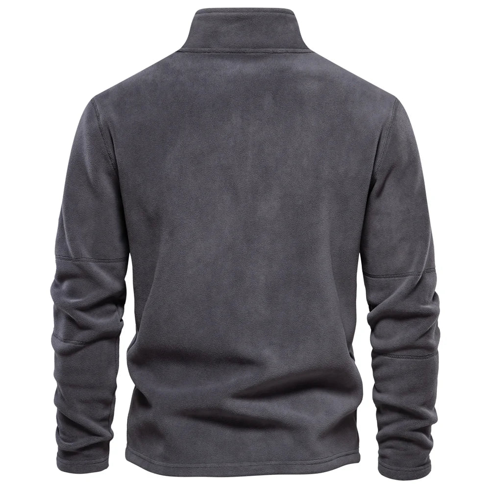 Fleece Jacket – Warm, Zipper Neck Pullover, Soft Shell Sweatshirt