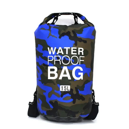 Waterproof Camouflage Dry Bag – 2L-30L PVC Sack for Rafting, Diving & Outdoor Trekking