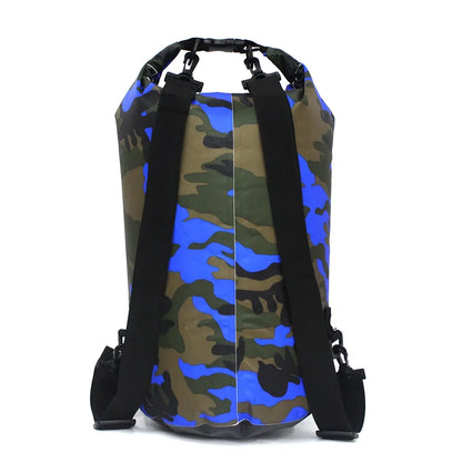 Waterproof Camouflage Dry Bag – 2L-30L PVC Sack for Rafting, Diving & Outdoor Trekking