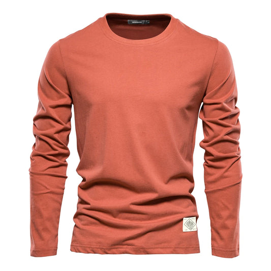 100% Cotton Long-Sleeve T-Shirt – Breathable & Casual Everyday Wear