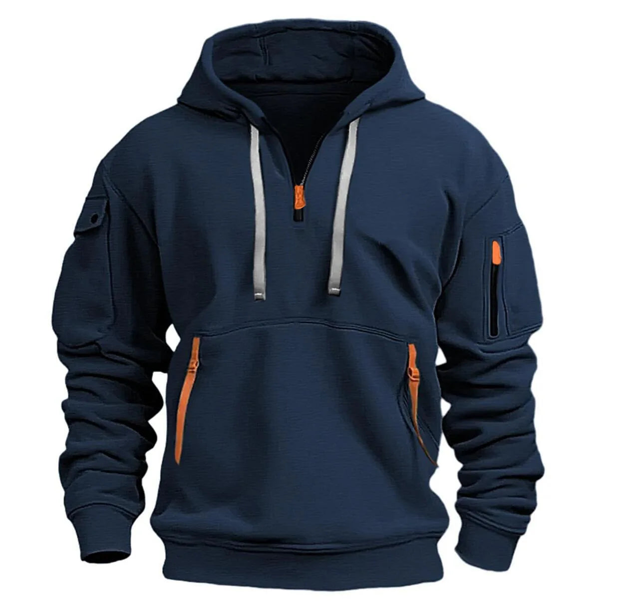 Fleece Zip-Up Hoodie – Warm & Casual for Autumn & Winter