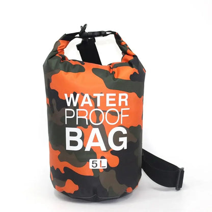 Waterproof Camouflage Dry Bag – 2L-30L PVC Sack for Rafting, Diving & Outdoor Trekking