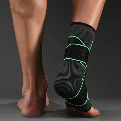 Pressurized Bandage Ankle Support – Elastic Ankle Brace for Fitness & Sports