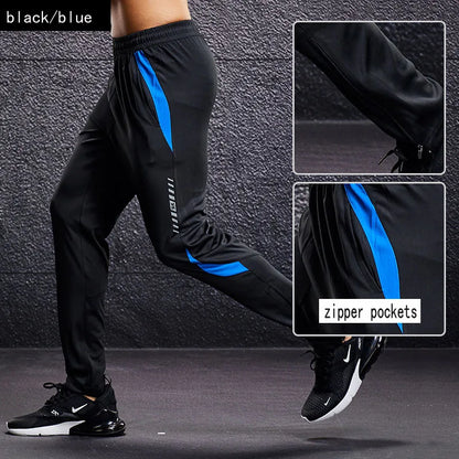 Sports Running Pants – Zipper Pockets