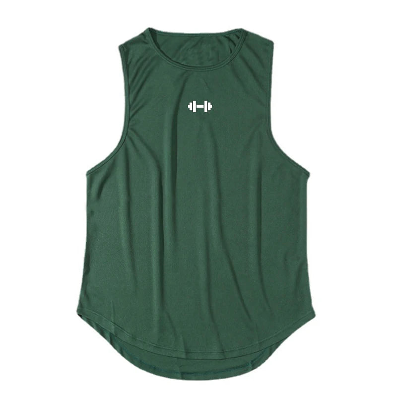 Summer Gym Tank Top – Quick-Dry Bodybuilding & Basketball Sleeveless Shirt