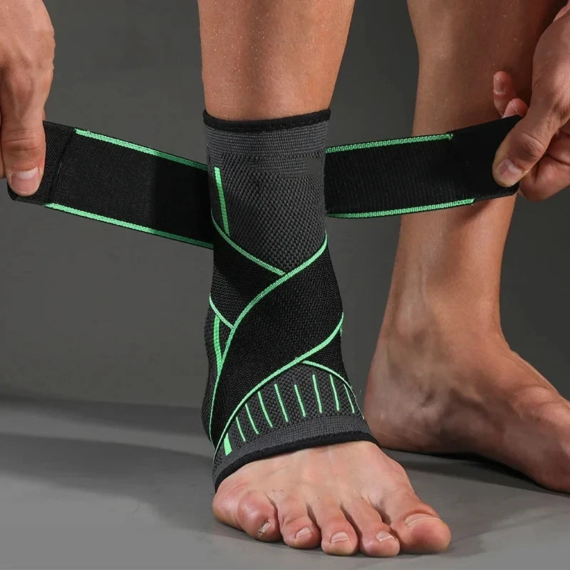 Pressurized Bandage Ankle Support – Elastic Ankle Brace for Fitness & Sports