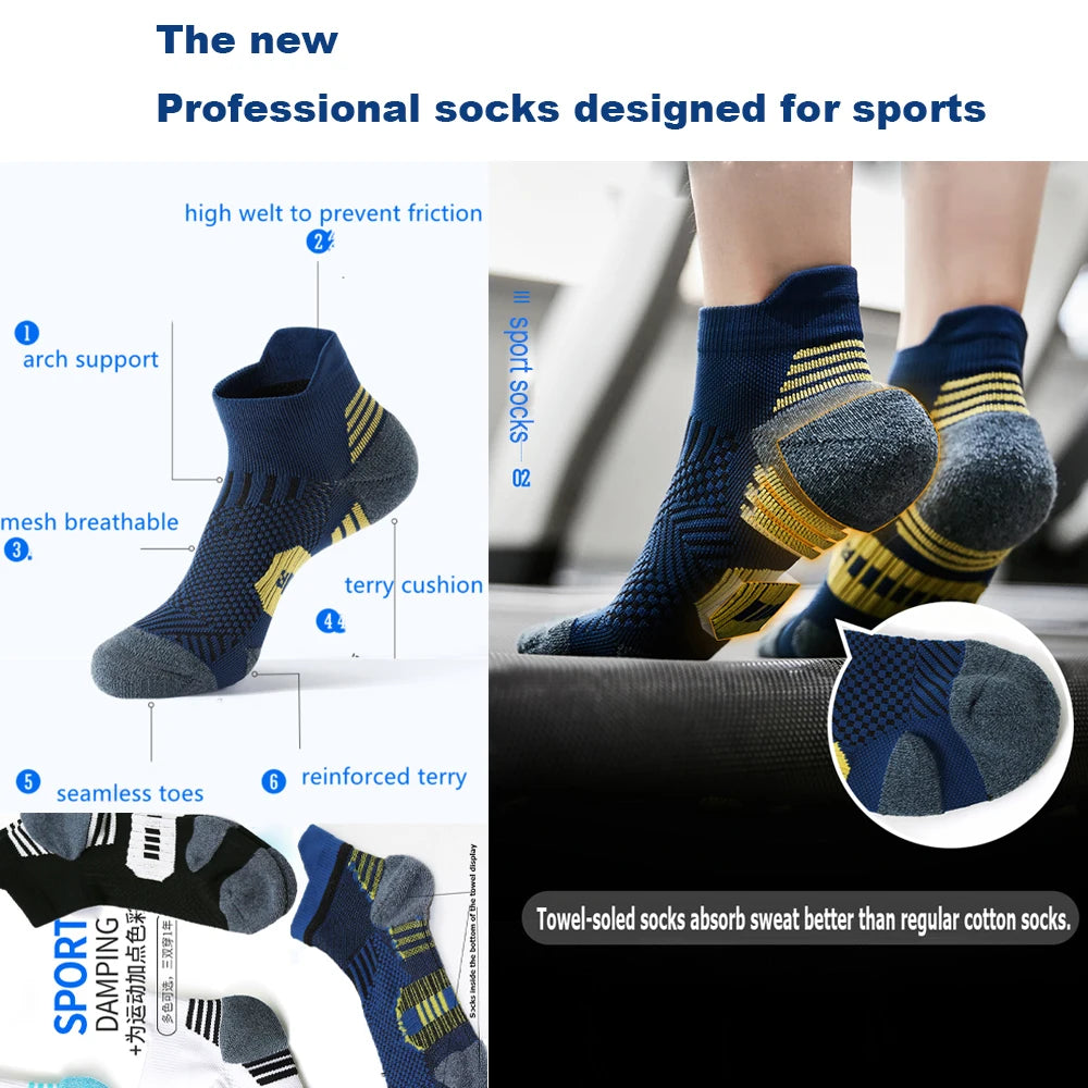 Running Socks – Breathable & Stretchable Sports Socks for Men