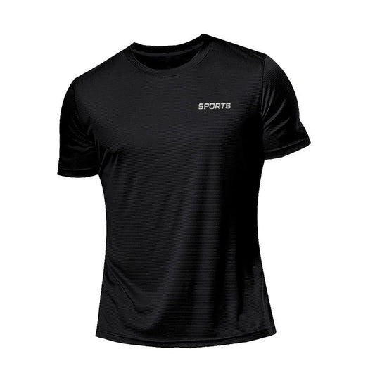 New Summer T-Shirt – Loose, Quick-Dry Gym & Running Fitness Tee