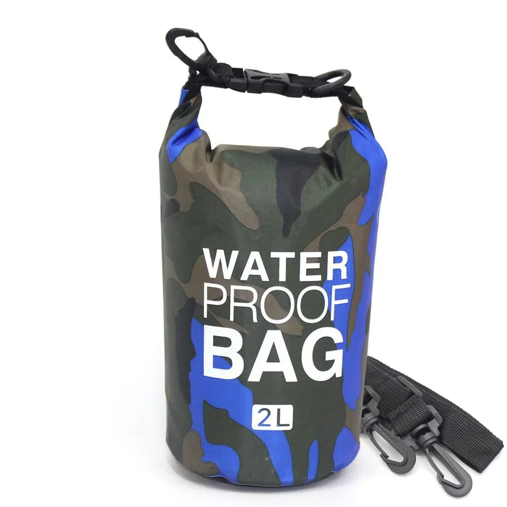 Waterproof Camouflage Dry Bag – 2L-30L PVC Sack for Rafting, Diving & Outdoor Trekking