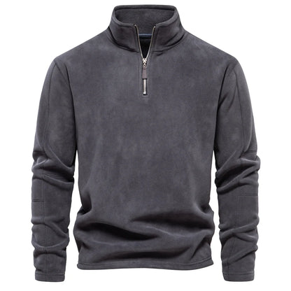 Fleece Jacket – Warm, Zipper Neck Pullover, Soft Shell Sweatshirt