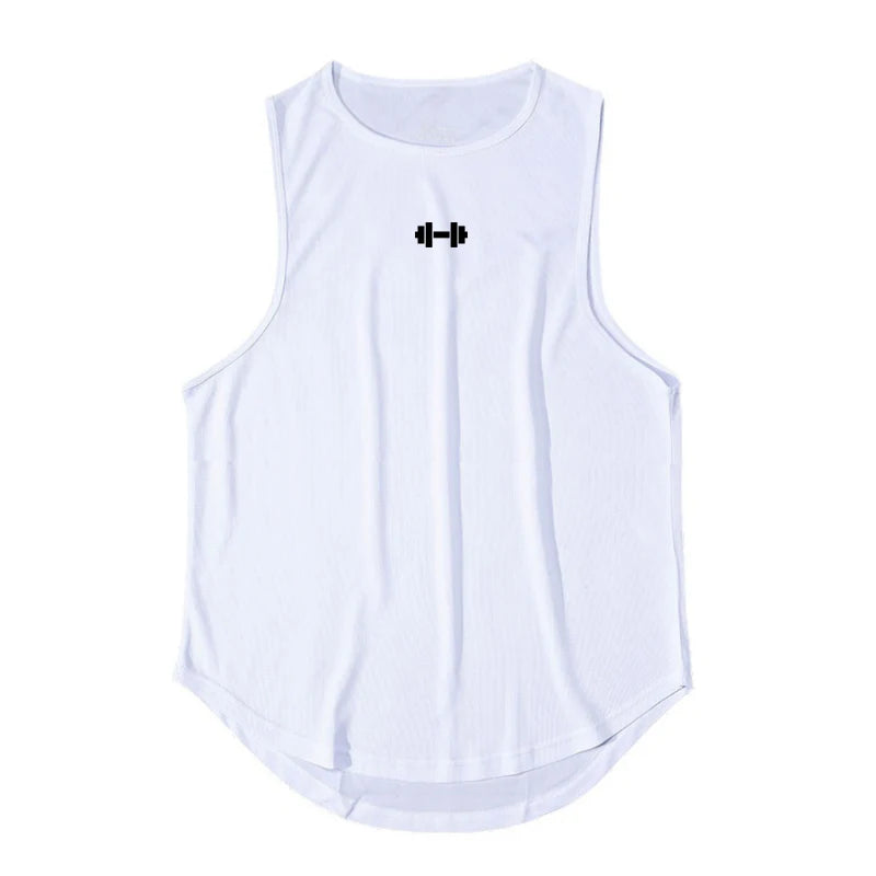 Summer Gym Tank Top – Quick-Dry Bodybuilding & Basketball Sleeveless Shirt